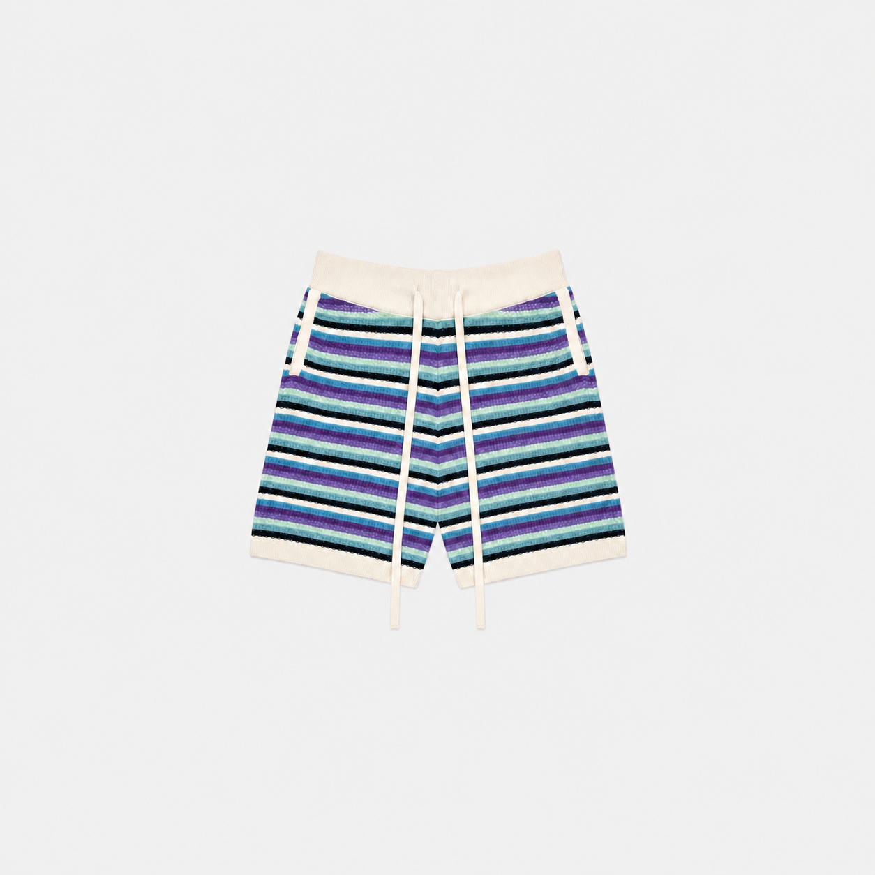RESORT STRIPE SHORT       PURPLE