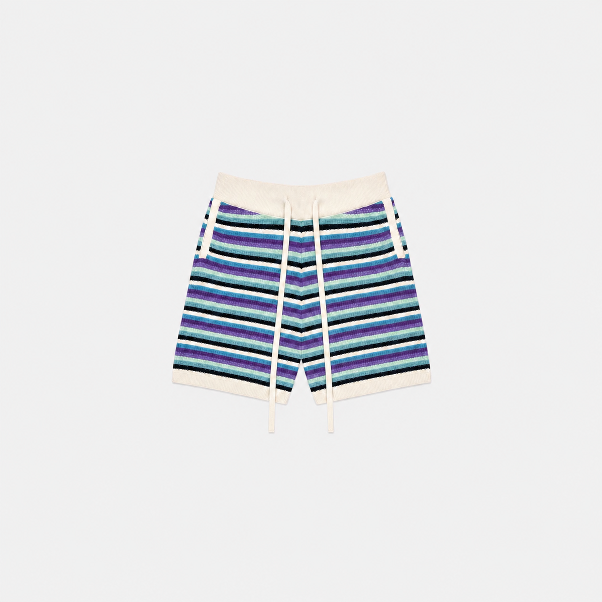 RESORT STRIPE SHORT       PURPLE