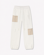 GRID KNIT PANTS           WHITE