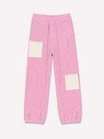 GRID KNIT PANTS           PINK