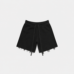 DRAPE PLEATED PANTS       BLACK