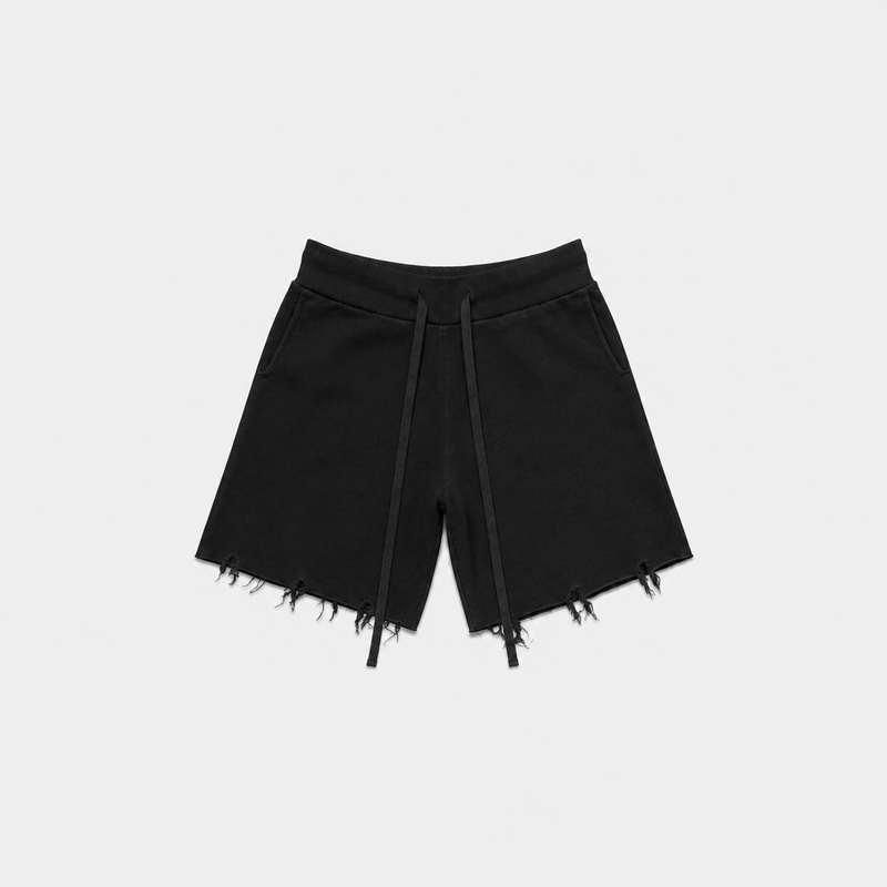 DRAPE PLEATED PANTS       BLACK