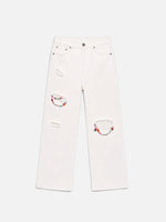 Track Star Jeans          WHITE