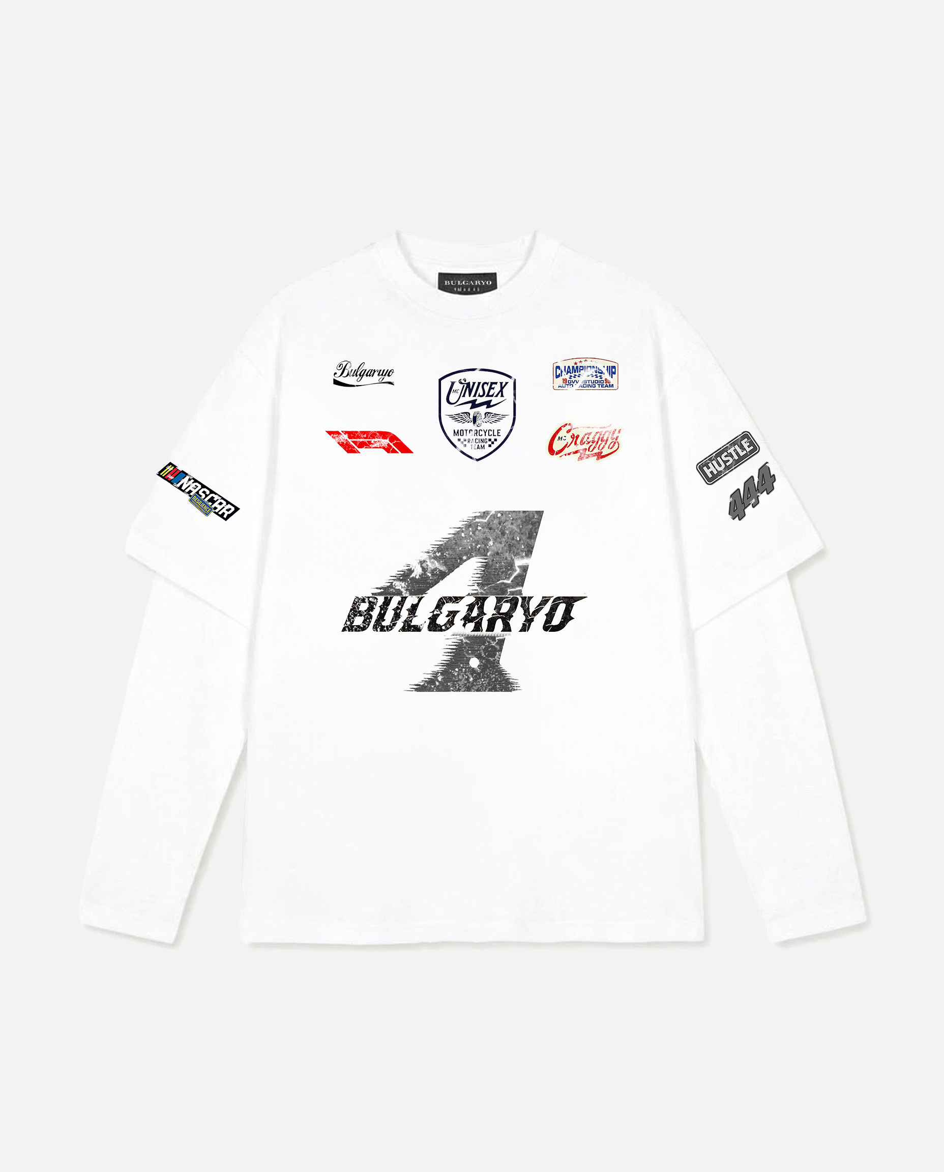 BULGARYO F1 DUBEL SLEEVE  WHITE