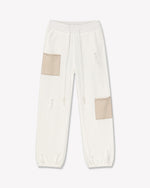 GRID KNIT PANTS           WHITE