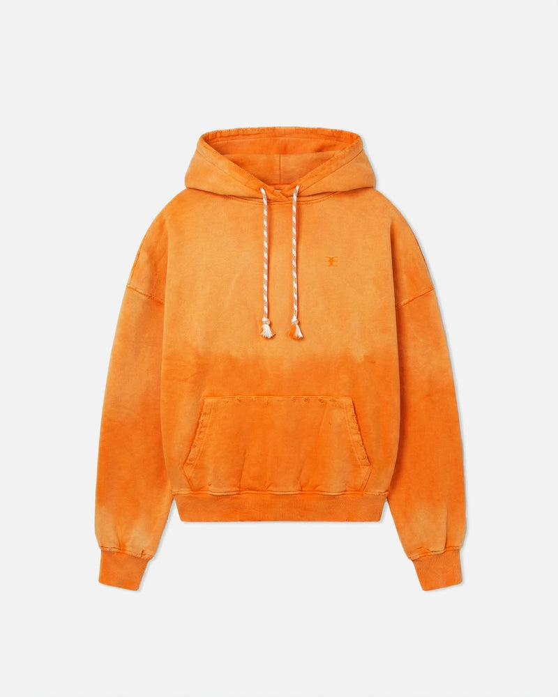 SCRIPT SYMBOL HOODIE      ORANGE